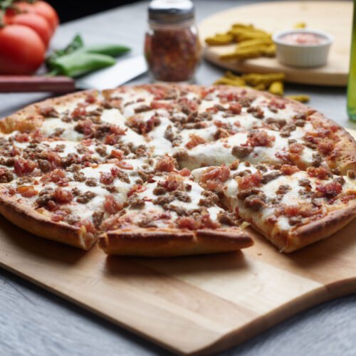 Cheese Burger Pizza