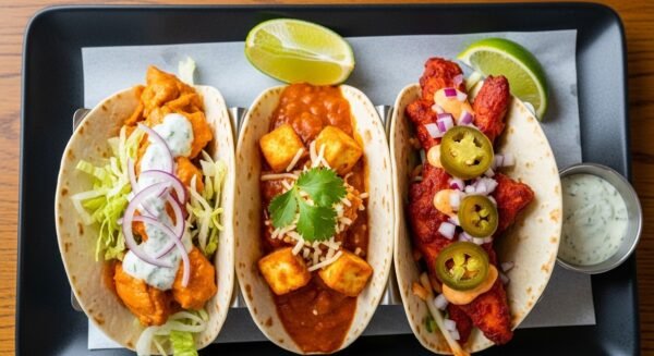 Chili Paneer/Chicken Taco