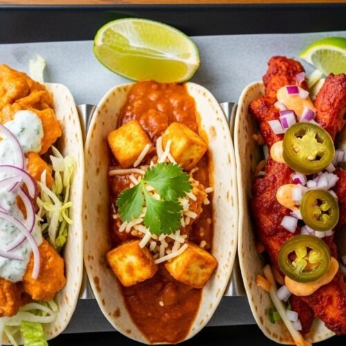 Butter Paneer/Chicken Taco