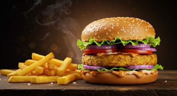 Spicy Veggie Burger