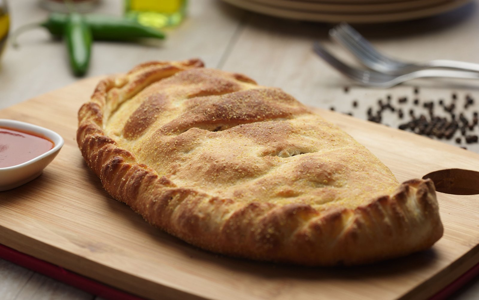 Buffalo Chicken Calzone