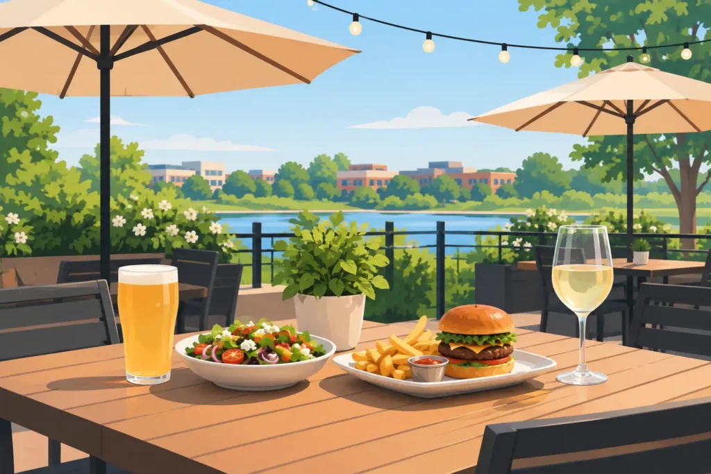 Patio Dining in Morrisville for Food and Drinks