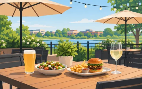 Patio Dining in Morrisville for Food and Drinks
